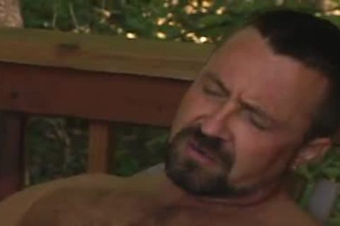 homosexual Bear couple Making Out In Forest
