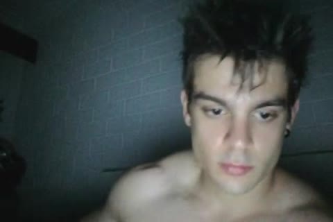 Greek Muscle twink With large penis, taut butthole
