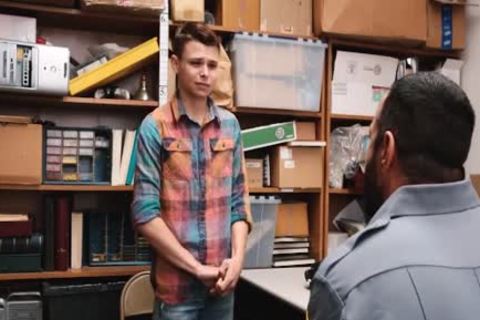 Bear Cop bare ass fucks bare A twink Criminal nasty ass Tushy gap As A Lesson