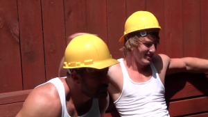 Daddy's Workplace - Brad Kalvo and Tom Faulk ass nail