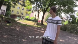 males pounding hard with stranger in the forest