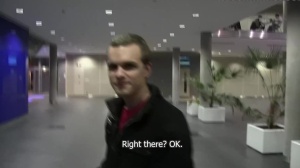 Czech cutie sucks in the latrine