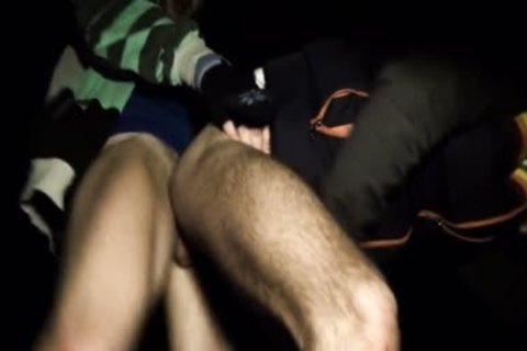 Dry nailing In The Park At Night