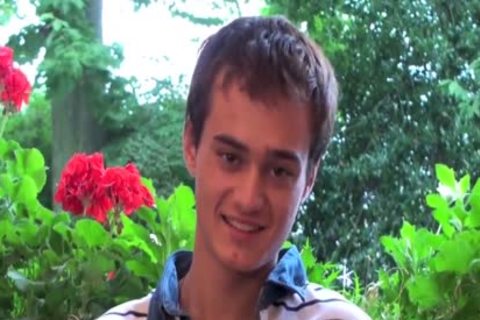 horny Buckley teen penis Released From Trunks