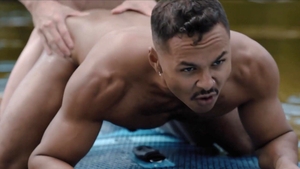 FalconStudios - Latino in swimsuit interracial anal outdoors