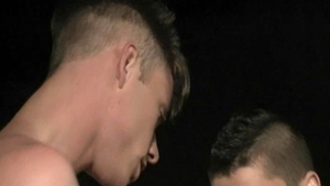Dark Haired Threeway Frenzy